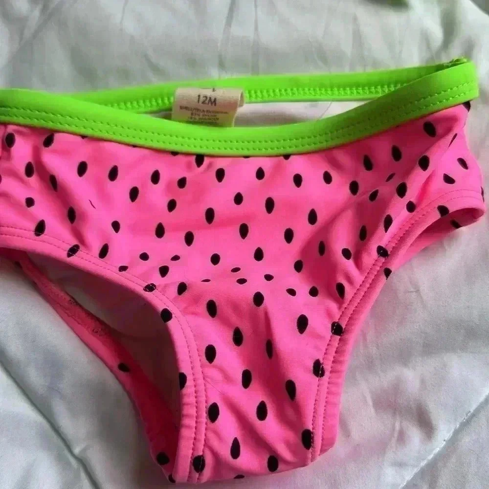 Op Watermelon two piece bikini 12 M new without tags